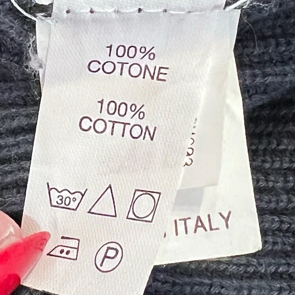 Brunello Cucinelli Navy Cotton Skirt - Picture 9 of 10